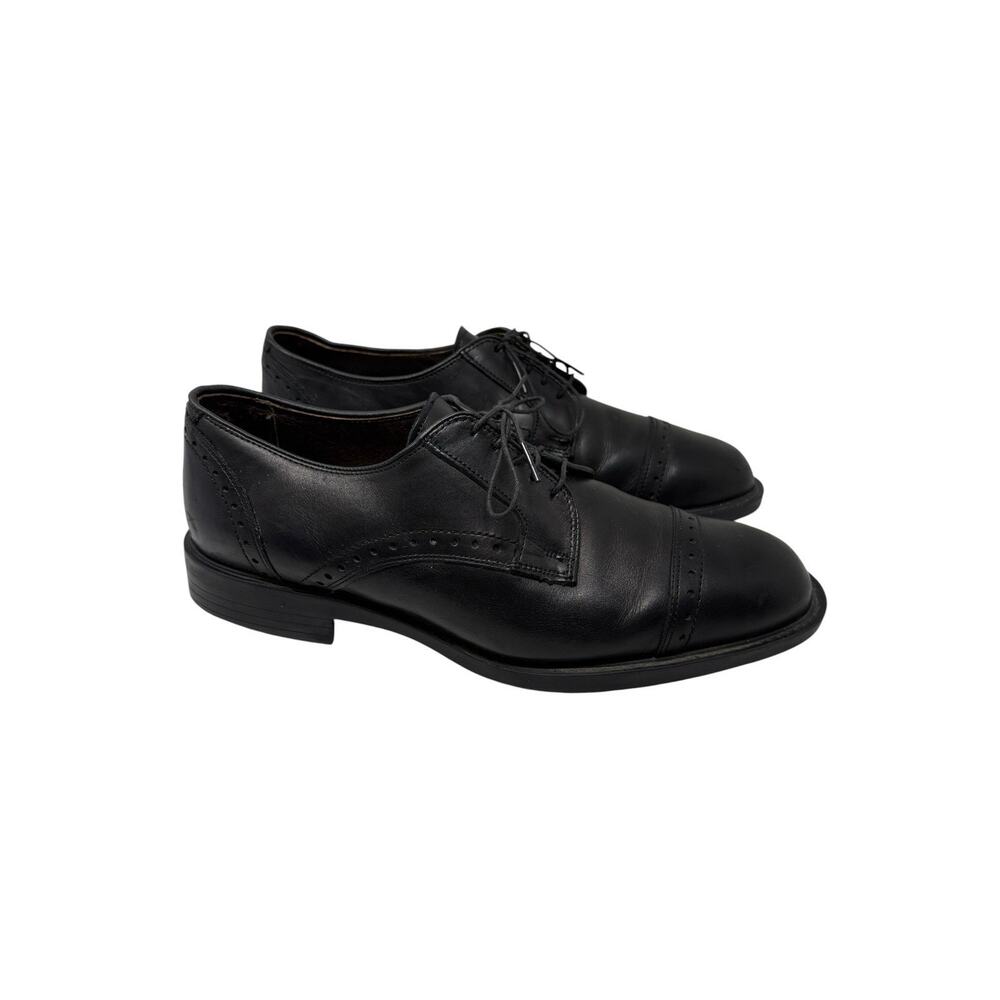 Allen Edmonds New Haven Black Leather Dress Oxford w/ Rubber Sole US 10D
